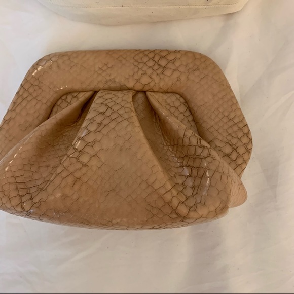 Themoire Strapped Mini Gia Snakeskin Clutch Bag - Picture 7 of 12